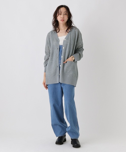 Elura（エルーラ）の「シアジャガードロゴカーディガン/593185（Tシャツ/カットソー・レディース・ブラック/ライトグレー/ブラウン・FREE）」の12枚目の写真