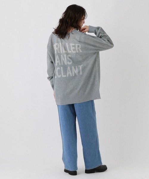 Elura（エルーラ）の「シアジャガードロゴカーディガン/593185（Tシャツ/カットソー・レディース・ブラック/ライトグレー/ブラウン・FREE）」の14枚目の写真