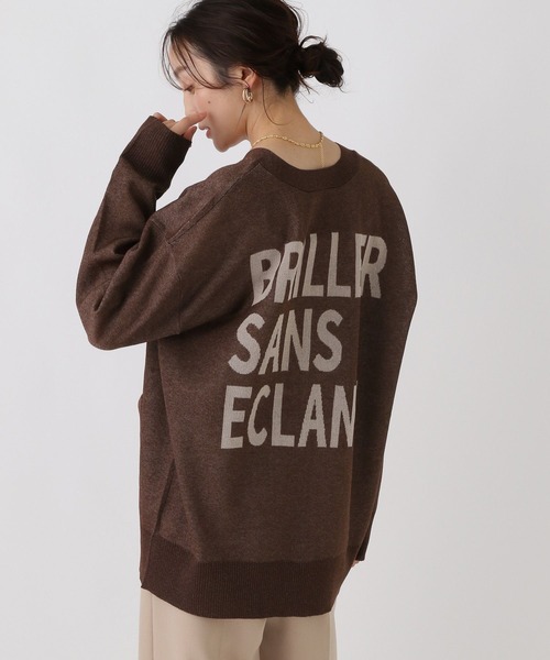 Elura（エルーラ）の「シアジャガードロゴカーディガン/593185（Tシャツ/カットソー・レディース・ブラック/ライトグレー/ブラウン・FREE）」の17枚目の写真