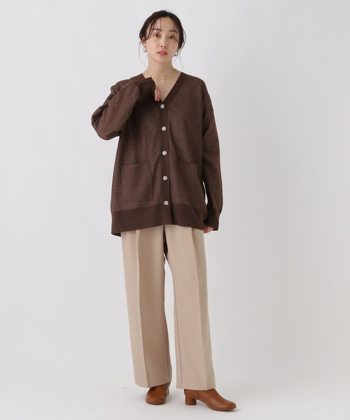 Elura（エルーラ）の「シアジャガードロゴカーディガン/593185（Tシャツ/カットソー・レディース・ブラック/ライトグレー/ブラウン・FREE）」の18枚目の写真