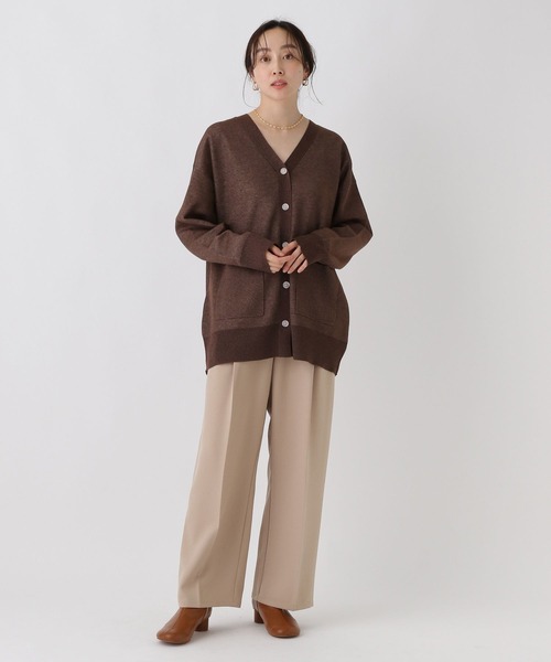 Elura（エルーラ）の「シアジャガードロゴカーディガン/593185（Tシャツ/カットソー・レディース・ブラック/ライトグレー/ブラウン・FREE）」の19枚目の写真