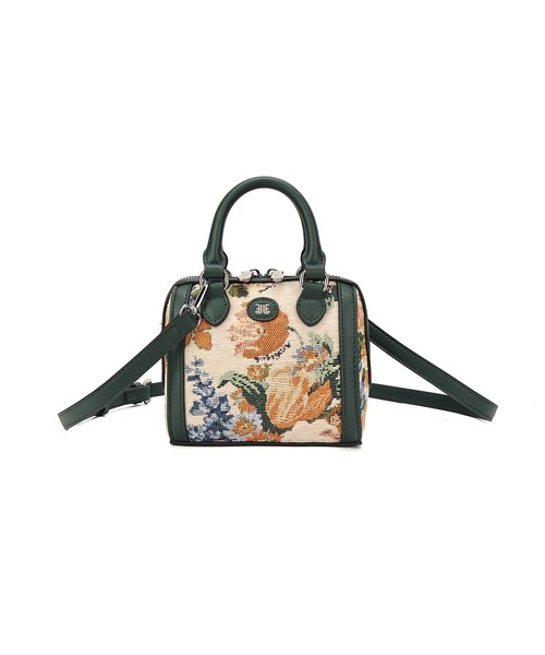 jouetie（ジュエティ）の「【jouetie/ジュエティ】ゴブランフラワー　ミニボストンバッグ（ボストンバッグ・レディース・レッド/グリーン/ブラック/ブルー・FREE）」の11枚目の写真