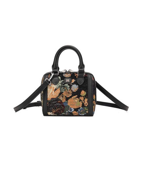 jouetie（ジュエティ）の「【jouetie/ジュエティ】ゴブランフラワー　ミニボストンバッグ（ボストンバッグ・レディース・レッド/グリーン/ブラック/ブルー・FREE）」の9枚目の写真