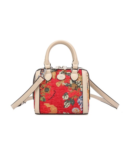 jouetie（ジュエティ）の「【jouetie/ジュエティ】ゴブランフラワー　ミニボストンバッグ（ボストンバッグ・レディース・レッド/グリーン/ブラック/ブルー・FREE）」の12枚目の写真