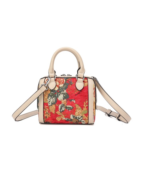 jouetie（ジュエティ）の「【jouetie/ジュエティ】ゴブランフラワー　ミニボストンバッグ（ボストンバッグ・レディース・レッド/グリーン/ブラック/ブルー・FREE）」の16枚目の写真