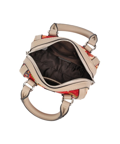 jouetie（ジュエティ）の「【jouetie/ジュエティ】ゴブランフラワー　ミニボストンバッグ（ボストンバッグ・レディース・レッド/グリーン/ブラック/ブルー・FREE）」の6枚目の写真