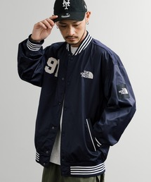 ズッカ　スタジャン　ネイビー メンズのスタジャン（ブルー・ネイビー/青色系）ファッション