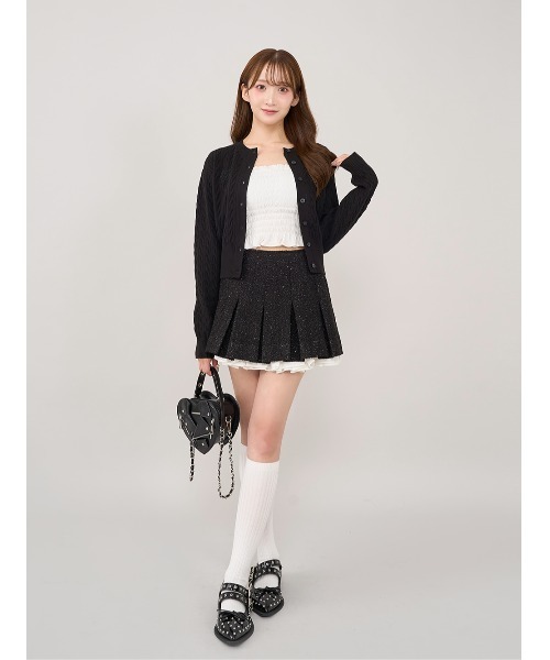 Darich ナローケーブルニットカーディガン ダーリッチ Darich ナローケーブルニットカーディガン