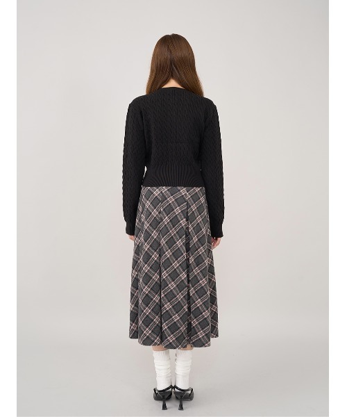 Darich ナローケーブルニットカーディガン ナローケーブルニットカーディガン（カーディガン/ボレロ