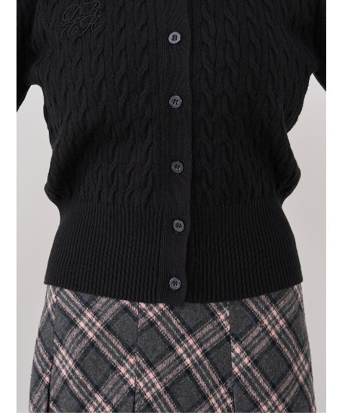 Darich ナローケーブルニットカーディガン ナローケーブルニットカーディガン（カーディガン/ボレロ