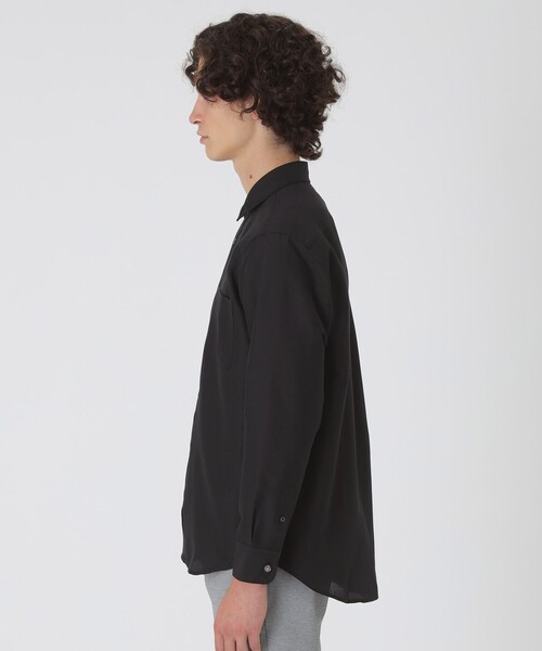 BLACK LABEL CRESTBRIDGE(ブラックレーベル・クレストブリッジ)の「オーガニックコットンピンオックスシャツ(シャツ/ブラウス・メンズ・オフホワイト/ブラック・S/M/L/XL)」の4枚目の写真