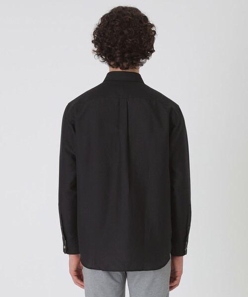 BLACK LABEL CRESTBRIDGE(ブラックレーベル・クレストブリッジ)の「オーガニックコットンピンオックスシャツ(シャツ/ブラウス・メンズ・オフホワイト/ブラック・S/M/L/XL)」の5枚目の写真