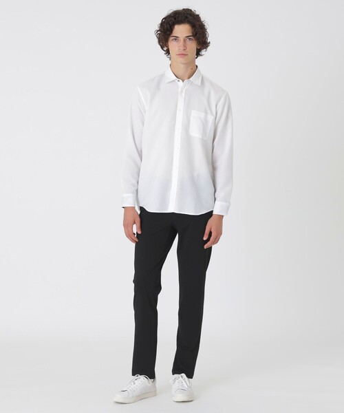 BLACK LABEL CRESTBRIDGE(ブラックレーベル・クレストブリッジ)の「オーガニックコットンピンオックスシャツ(シャツ/ブラウス・メンズ・オフホワイト/ブラック・S/M/L/XL)」の9枚目の写真