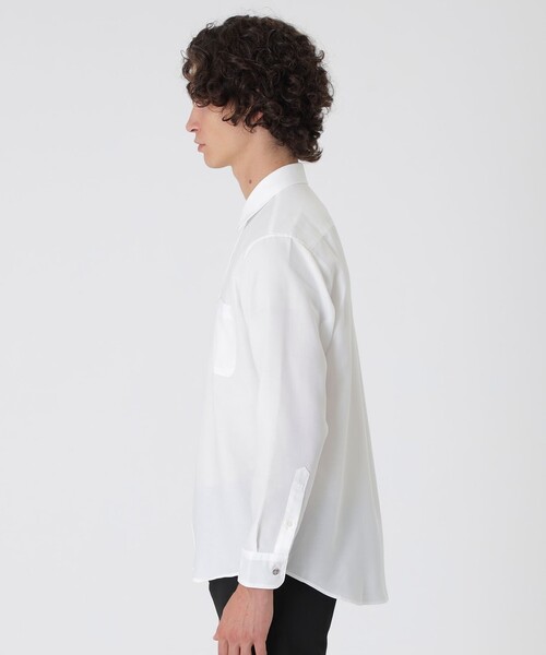 BLACK LABEL CRESTBRIDGE(ブラックレーベル・クレストブリッジ)の「オーガニックコットンピンオックスシャツ(シャツ/ブラウス・メンズ・オフホワイト/ブラック・S/M/L/XL)」の10枚目の写真