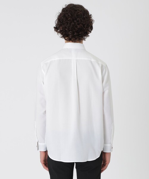 BLACK LABEL CRESTBRIDGE(ブラックレーベル・クレストブリッジ)の「オーガニックコットンピンオックスシャツ(シャツ/ブラウス・メンズ・オフホワイト/ブラック・S/M/L/XL)」の11枚目の写真