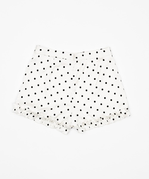 polka dot frill shorts / ドットフリルショートパンツ（その他パンツ