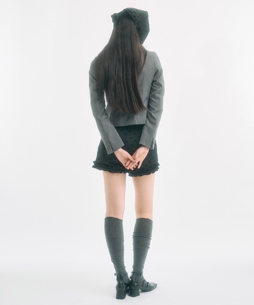 FEKETE(フェケテ)の「polka dot frill shorts / ドットフリルショートパンツ(その他パンツ・レディース・アイボリー/ブラック・SMALL/MEDIUM/LARGE)」の7枚目の写真