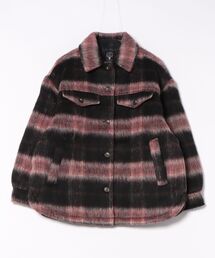 BILLABONG レディース LUCKY STAR ジャケット 【2025年秋冬モデル】/ビラボンチェック柄オーバーシャツジャケット