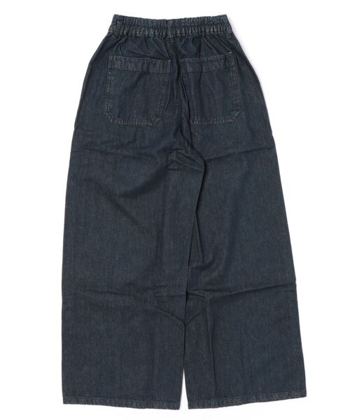 RCD(アールシーディー)の「ウエストタックハイウエストワイドデニムパンツ(その他パンツ・レディース・ネイビー/ワンウォッシュ・LL/L)」の3枚目の写真