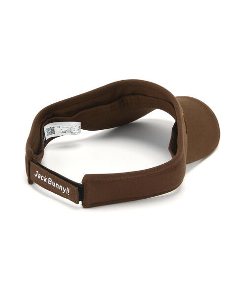 Jack Bunny!!（ジャックバニー）の「【Jack Bunny!!】バイザー (UNISEX)（サンバイザー・レディース・ホワイト/ブラウン/ブルー/ネイビー・FREE）」の8枚目の写真