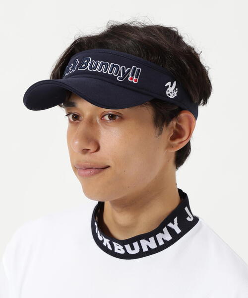 Jack Bunny!!（ジャックバニー）の「【Jack Bunny!!】バイザー (UNISEX)（サンバイザー・レディース・ホワイト/ブラウン/ブルー/ネイビー・FREE）」の3枚目の写真