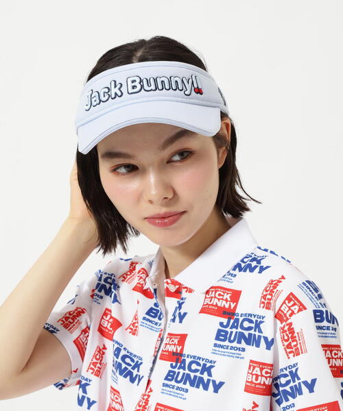 Jack Bunny!!（ジャックバニー）の「【Jack Bunny!!】バイザー (UNISEX)（サンバイザー・レディース・ホワイト/ブラウン/ブルー/ネイビー・FREE）」の4枚目の写真