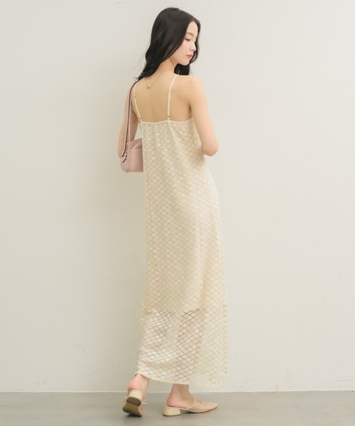 NEUNA（ヌナ）の「レースキャミワンピース（ワンピース・レディース・ブラック/アイボリー・FREE）」の11枚目の写真