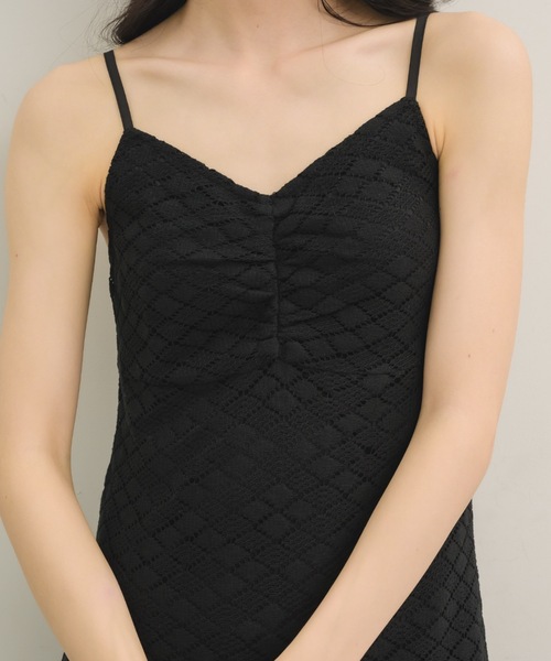 NEUNA（ヌナ）の「レースキャミワンピース（ワンピース・レディース・ブラック/アイボリー・FREE）」の15枚目の写真