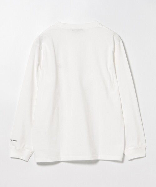 BEAMS HEART（ビームスハート）の「【ユニセックス】B-HEART ロゴ ロング スリーブ カットソー（Tシャツ/カットソー・メンズ・ホワイト/ブラック・X-LARGE/LARGE/MEDIUM/SMALL）」の6枚目の写真