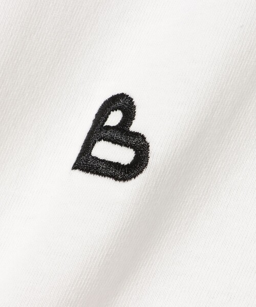 BEAMS HEART（ビームスハート）の「【ユニセックス】B-HEART ロゴ ロング スリーブ カットソー（Tシャツ/カットソー・メンズ・ホワイト/ブラック・X-LARGE/LARGE/MEDIUM/SMALL）」の7枚目の写真