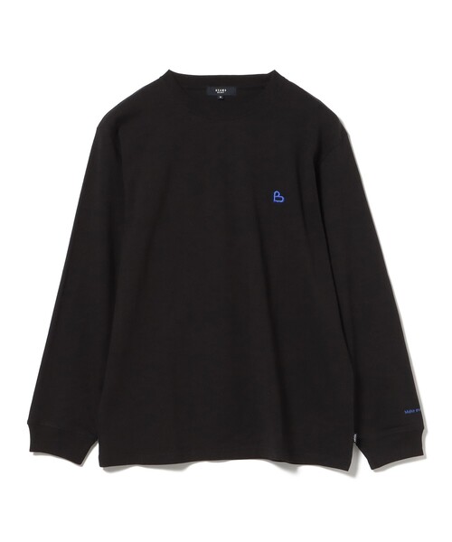 BEAMS HEART（ビームスハート）の「【ユニセックス】B-HEART ロゴ ロング スリーブ カットソー（Tシャツ/カットソー・メンズ・ホワイト/ブラック・X-LARGE/LARGE/MEDIUM/SMALL）」の8枚目の写真