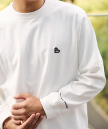 BEAMS HEART | 【ユニセックス】B-HEART ロゴ ロング スリーブ カットソー(Tシャツ/カットソー)