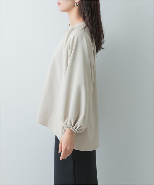 セール】F by ROSSO イージーケアバルーンスリーブブラウス（シャツ