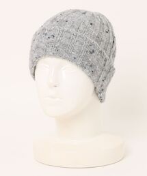 and it_（アンドイット）の「リブ編みカラーネップニット帽（ニットキャップ/ビーニー）」