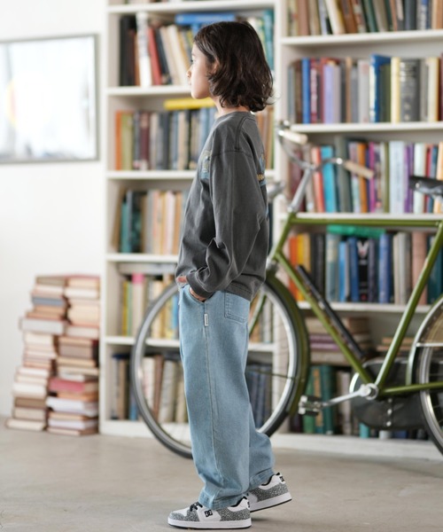 ELEMENT(エレメント)の「ELEMENT/エレメント TAG LS YOUTH キッズ ロンT BF026-070(Tシャツ/カットソー・キッズ・スミクロ/ホワイト・130cm/140cm/150cm/160cm)」の11枚目の写真