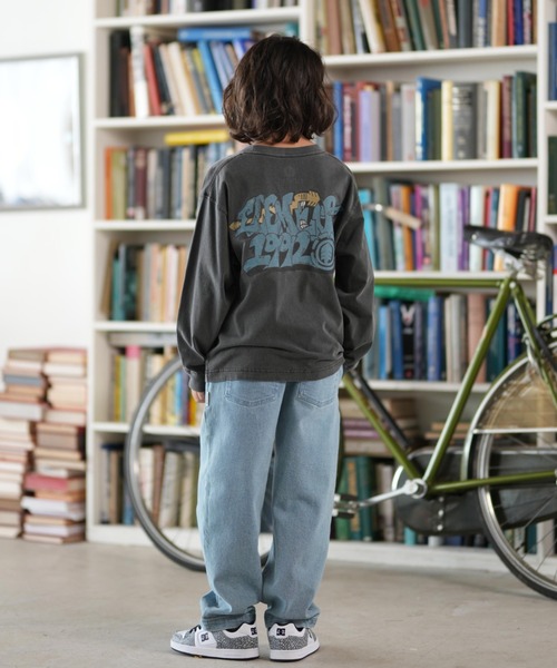 ELEMENT(エレメント)の「ELEMENT/エレメント TAG LS YOUTH キッズ ロンT BF026-070(Tシャツ/カットソー・キッズ・スミクロ/ホワイト・130cm/140cm/150cm/160cm)」の12枚目の写真