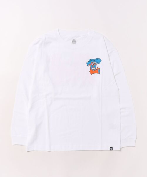ELEMENT(エレメント)の「ELEMENT/エレメント TAG LS YOUTH キッズ ロンT BF026-070(Tシャツ/カットソー・キッズ・スミクロ/ホワイト・130cm/140cm/150cm/160cm)」の15枚目の写真