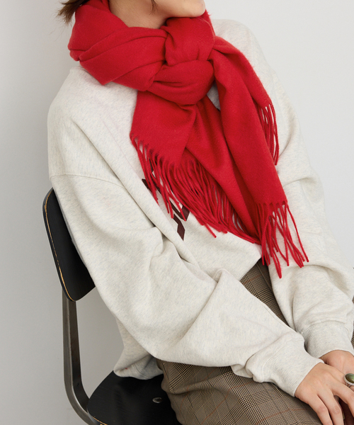 お値下げ⭐️新品　未開封⭐️スピックアンドスパン　カシミヤ100% ストール Spick & Span カシミヤストール（ストール/ショール）｜Spick & Span