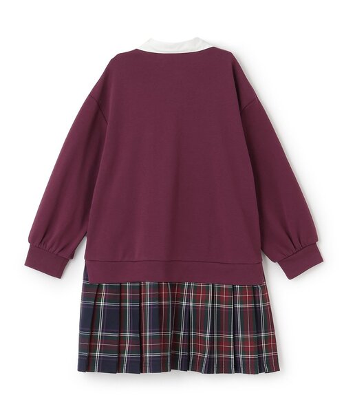 チェックレイヤード風ワンピース（ワンピース）｜ANNA SUI mini