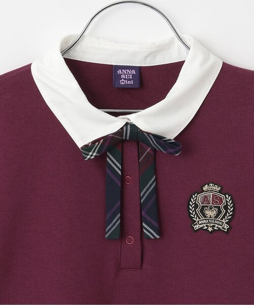 チェックレイヤード風ワンピース（ワンピース）｜ANNA SUI mini