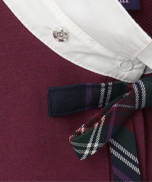 チェックレイヤード風ワンピース（ワンピース）｜ANNA SUI mini