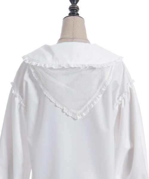 axes femme POETIQUE(アクシーズファムポエティック)の「バブーシュカ付スモック風ブラウス(シャツ/ブラウス・レディース・イエロー/ブラウン/ホワイト・MEDIUM)」の17枚目の写真