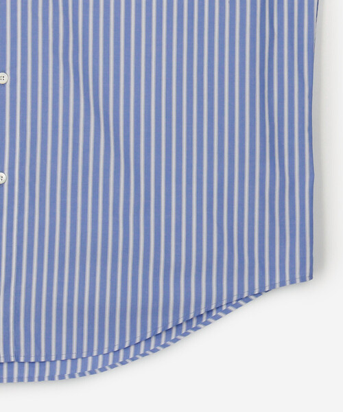 GYMPHLEX（ジムフレックス）の「Gymphlex | タイプライター バンドカラー長袖シャツ STRIPE MEN（シャツ/ブラウス・メンズ・ブルー系その他・L/M）」の8枚目の写真