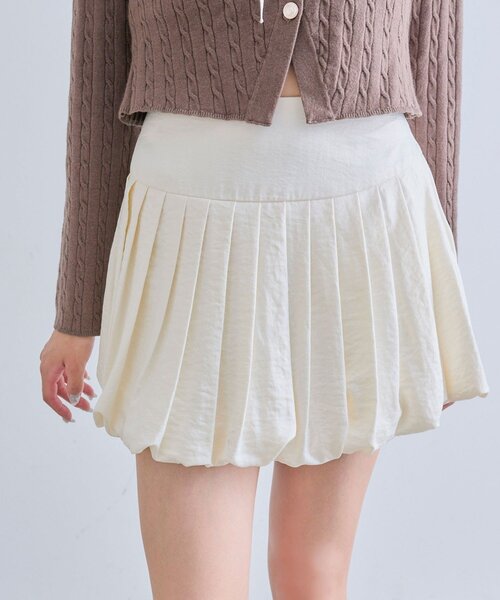 OLIVE des OLIVE(オリーブデオリーブ)の「バルーンスカート(スカート・レディース・ブラウン/オフホワイト/チェック・FREE)」の19枚目の写真