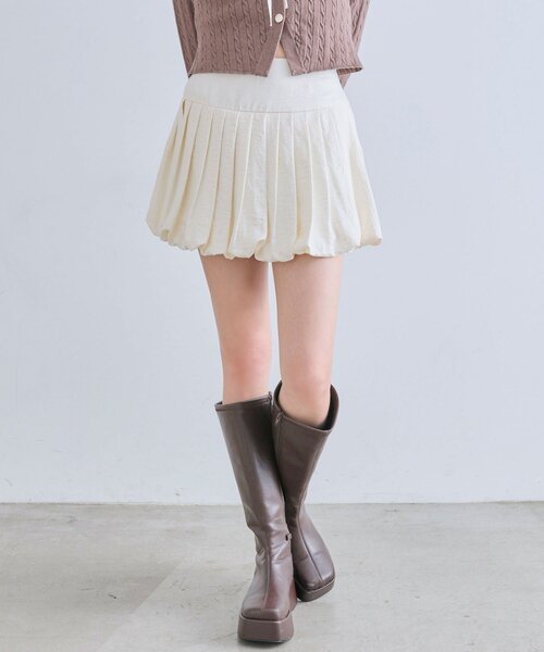 OLIVE des OLIVE(オリーブデオリーブ)の「バルーンスカート(スカート・レディース・ブラウン/オフホワイト/チェック・FREE)」の22枚目の写真