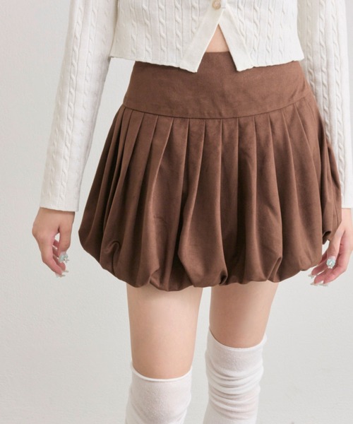 OLIVE des OLIVE(オリーブデオリーブ)の「バルーンスカート(スカート・レディース・ブラウン/オフホワイト/チェック・FREE)」の1枚目の写真