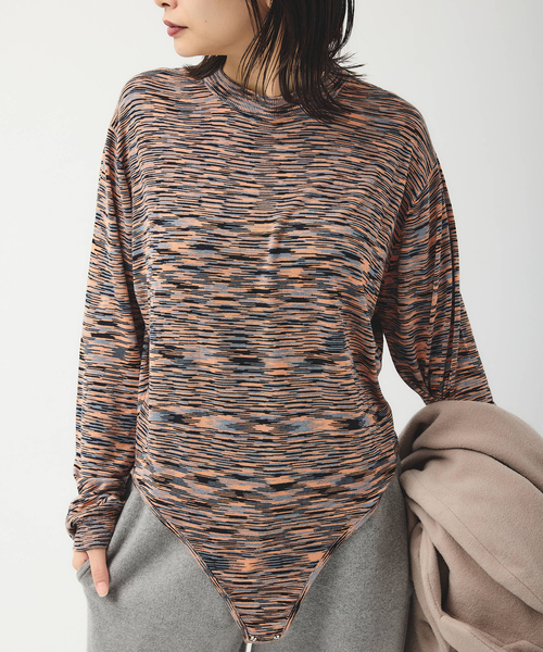 JOURNAL STANDARD（ジャーナルスタンダード）の「別注【MIKA KASAI】DAU KNIT BODYSUIT（その他トップス・レディース・その他14/その他2・FREE）」の3枚目の写真