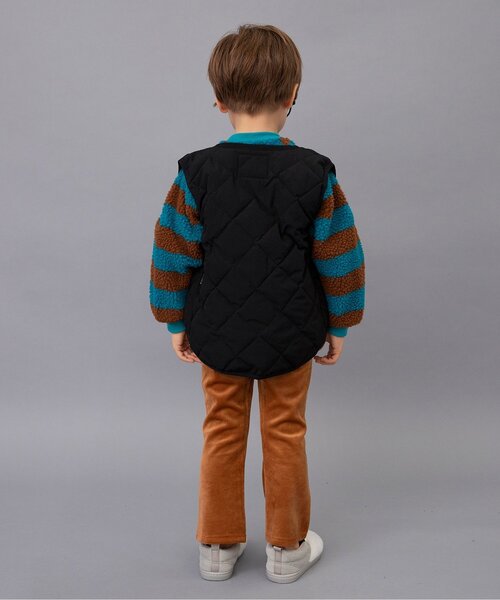 BREEZE（ブリーズ）の「【洗える】インナーキルトベスト_ジュニア対応（ダウンベスト・キッズ・ベージュ/ピンク/ブラック・160/110/100/130/90/120/140/150）」の17枚目の写真