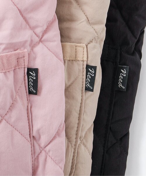 BREEZE（ブリーズ）の「【洗える】インナーキルトベスト_ジュニア対応（ダウンベスト・キッズ・ベージュ/ピンク/ブラック・160/110/100/130/90/120/140/150）」の9枚目の写真