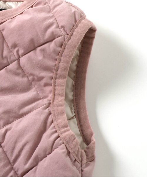 BREEZE（ブリーズ）の「【洗える】インナーキルトベスト_ジュニア対応（ダウンベスト・キッズ・ベージュ/ピンク/ブラック・160/110/100/130/90/120/140/150）」の12枚目の写真